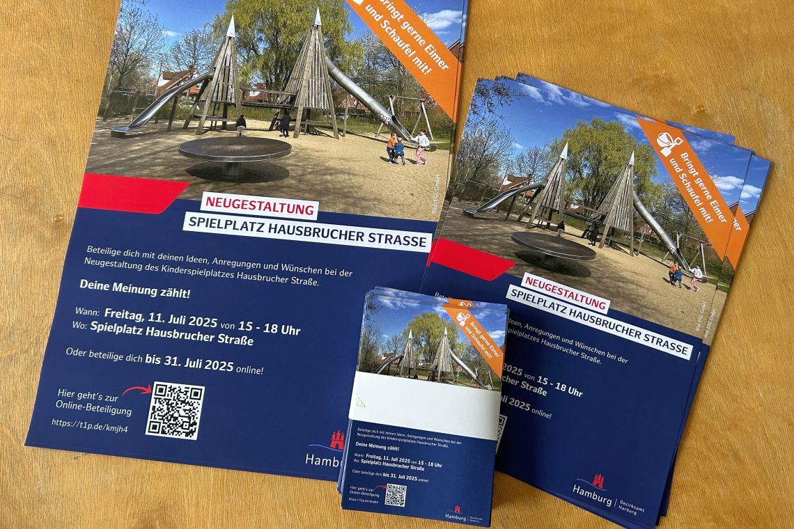 Kinder- und Jugendbeteiligung für Spielplatz in Hamburg-Hausbruch